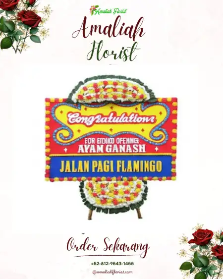 Sewa Papan Bunga Penglumbaran